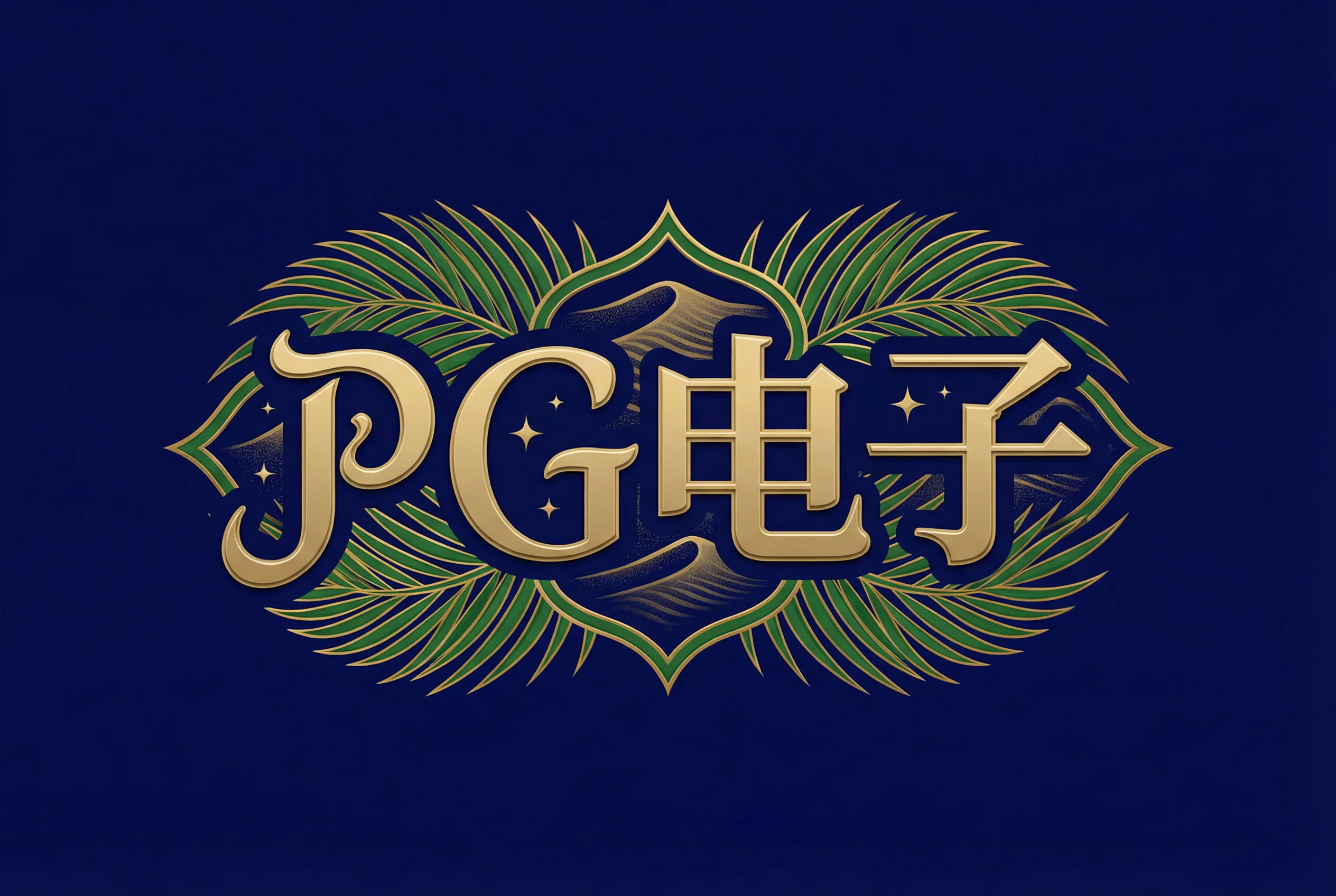 pg电子官方Logo沙漠绿洲标志